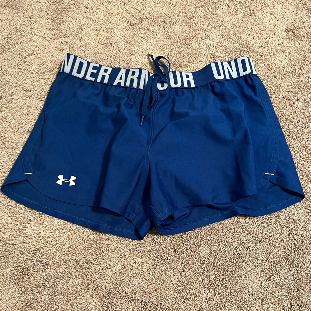 Blue Under Armour Dri Fir Shorts